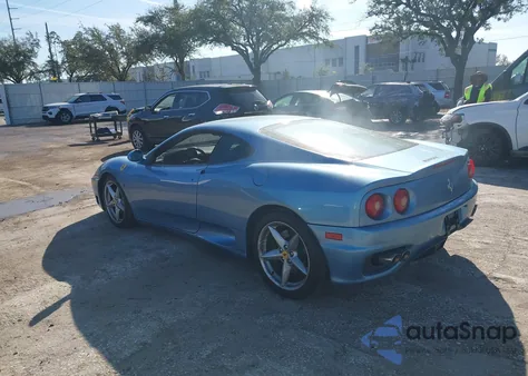 2003 Ferrari 360 Modena Berlinetta z USA, uszkodzony, nr VIN ZFFYU51A030130541